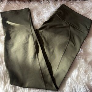 Power Hold Olive Green Leggings by Fabletics